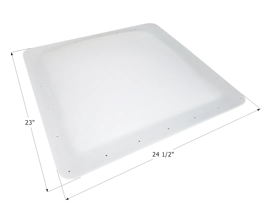 14107 – ICON Skylight, 4-1/2 Inch High Bubble Type Dome Rectangular For 20-1/2 Inch Length x 19 Inch Width Opening 24...